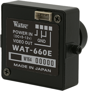 WAT-660E (P3.7) Miniature B&W Analogue Camera w/ Built-In Pinhole Lens