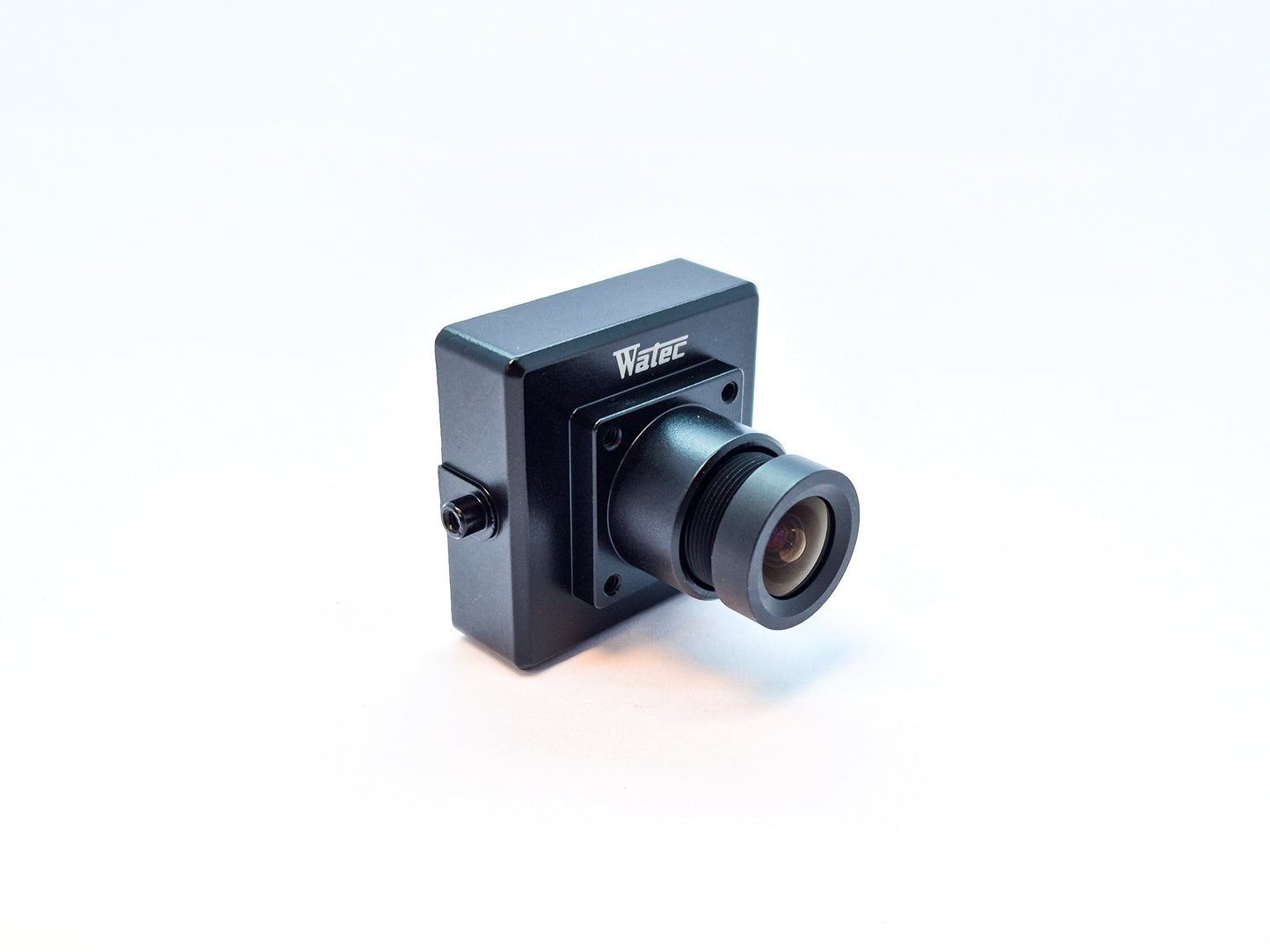 WAT-660E (G3.8) Miniature B&W Analogue Camera w/ Built-In Glass Lens