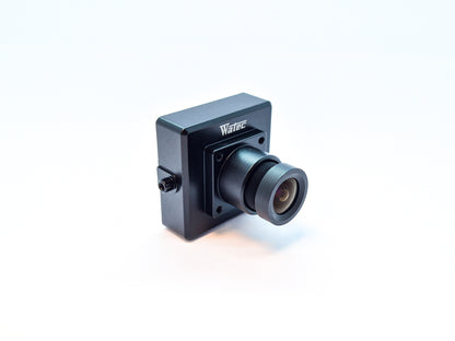 WAT-660E (G3.8) Miniature B&W Analogue Camera w/ Built-In Glass Lens